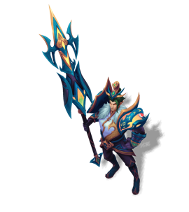 Mythmaker Jarvan IV Sapphire chroma