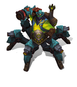 High Noon Urgot Turquoise chroma