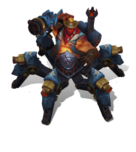 High Noon Urgot Sapphire chroma