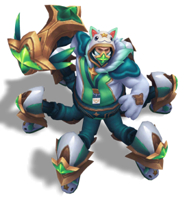 Pajama Guardian Cosplay Urgot Emerald chroma