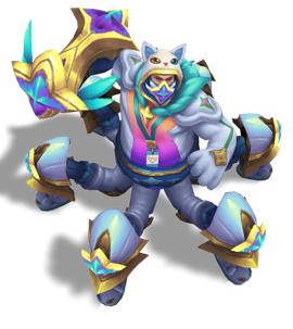 Pajama Guardian Cosplay Urgot Pearl chroma