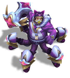 Pajama Guardian Cosplay Urgot Amethyst chroma