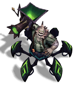 Fright Night Urgot Emerald chroma