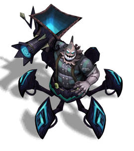 Fright Night Urgot Turquoise chroma