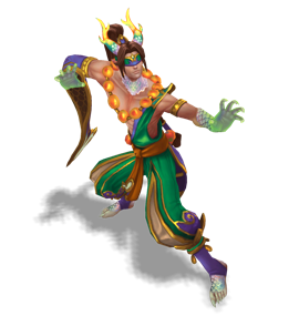 Heavenscale Lee Sin Emerald chroma