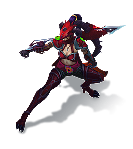 Dragonslayer Vayne Red chroma