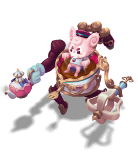 Cafe Cuties Rumble Rose Quartz chroma