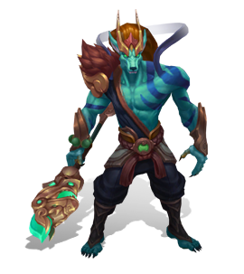 Lunar Guardian Nasus Turquoise chroma