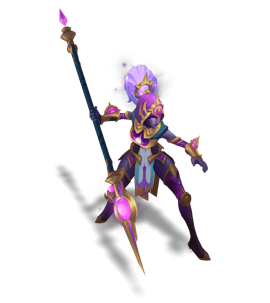 Cosmic Huntress Nidalee Tanzanite chroma