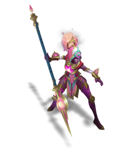 Cosmic Huntress Nidalee Rose Quartz chroma