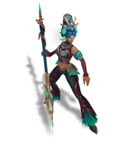 La Ilusión Nidalee Turquoise chroma