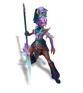 Spirit Blossom Nidalee Turquoise chroma