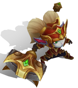 Battle Regalia Poppy Ruby chroma
