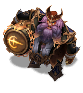 High Noon Gragas Obsidian chroma