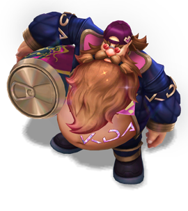 Music Fan Gragas Obsidian chroma