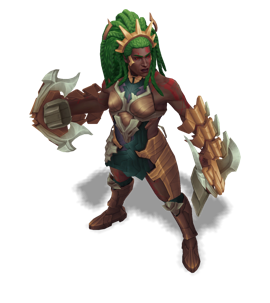 Chosen of the Wolf Ambessa Emerald chroma