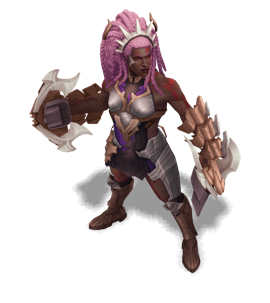 Chosen of the Wolf Ambessa Rose Quartz chroma