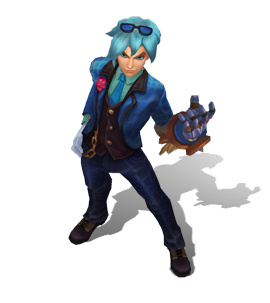 Debonair Ezreal Striped chroma
