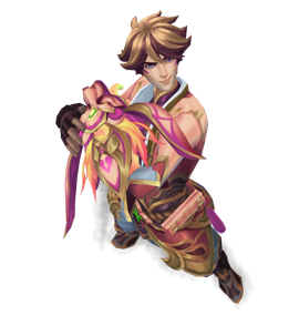 Porcelain Protector Ezreal Rose Quartz chroma