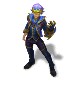 Masque of the Black Rose Ezreal Sapphire chroma