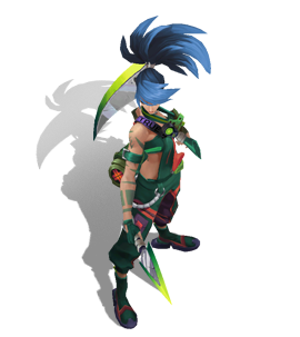 True Damage Akali Emerald chroma