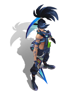 True Damage Akali Sapphire chroma