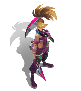 True Damage Akali Rose Quartz chroma