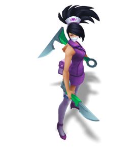 Nurse Akali Amethyst chroma