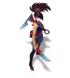Nurse Akali Obsidian chroma