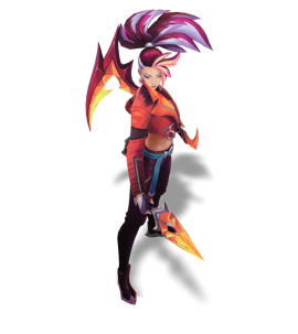 K/DA ALL OUT Akali Ruby chroma