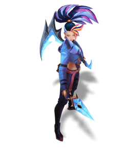 K/DA ALL OUT Akali Sapphire chroma