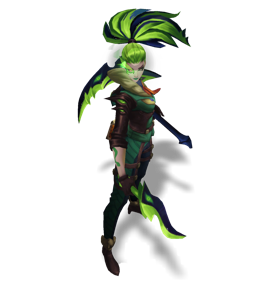 Crime City Nightmare Akali Emerald chroma