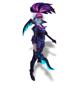 Crime City Nightmare Akali Sapphire chroma