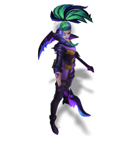Crime City Nightmare Akali Tanzanite chroma