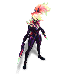 Empyrean Akali Neon Facade chroma