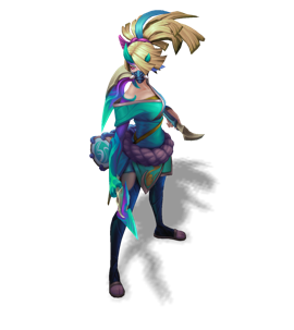 Spirit Blossom Akali Turquoise chroma