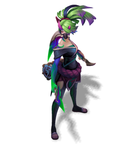 Spirit Blossom Akali Obsidian chroma