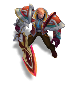 Battle Academia Garen Ruby chroma