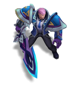 Battle Academia Garen Sapphire chroma