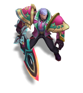 Battle Academia Garen Rose Quartz chroma