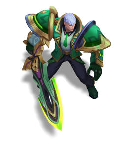 Battle Academia Garen Emerald chroma