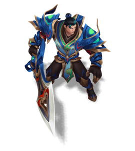 Mythmaker Garen Sapphire chroma