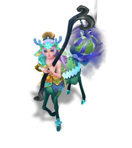 Spirit Blossom Lillia Turquoise chroma