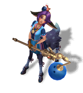 Bowling League Lillia Sapphire chroma