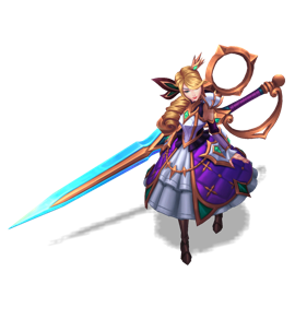 Battle Queen Gwen Tanzanite chroma