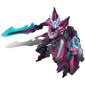 Mecha Kingdoms Leona Rose Quartz chroma