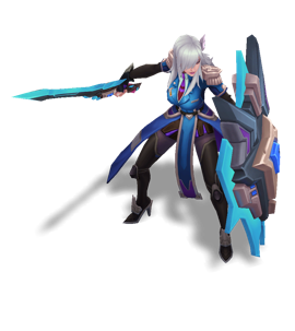 Battle Academia Leona Sapphire chroma