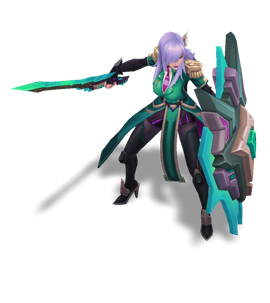 Battle Academia Leona Turquoise chroma