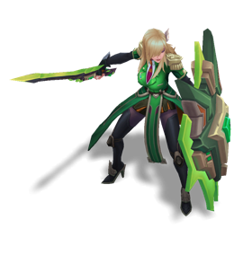Battle Academia Leona Emerald chroma