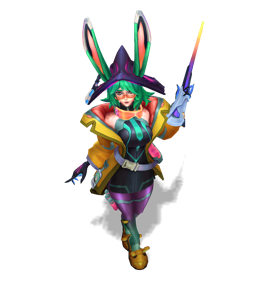 Battle Bunny Aurora Catseye chroma